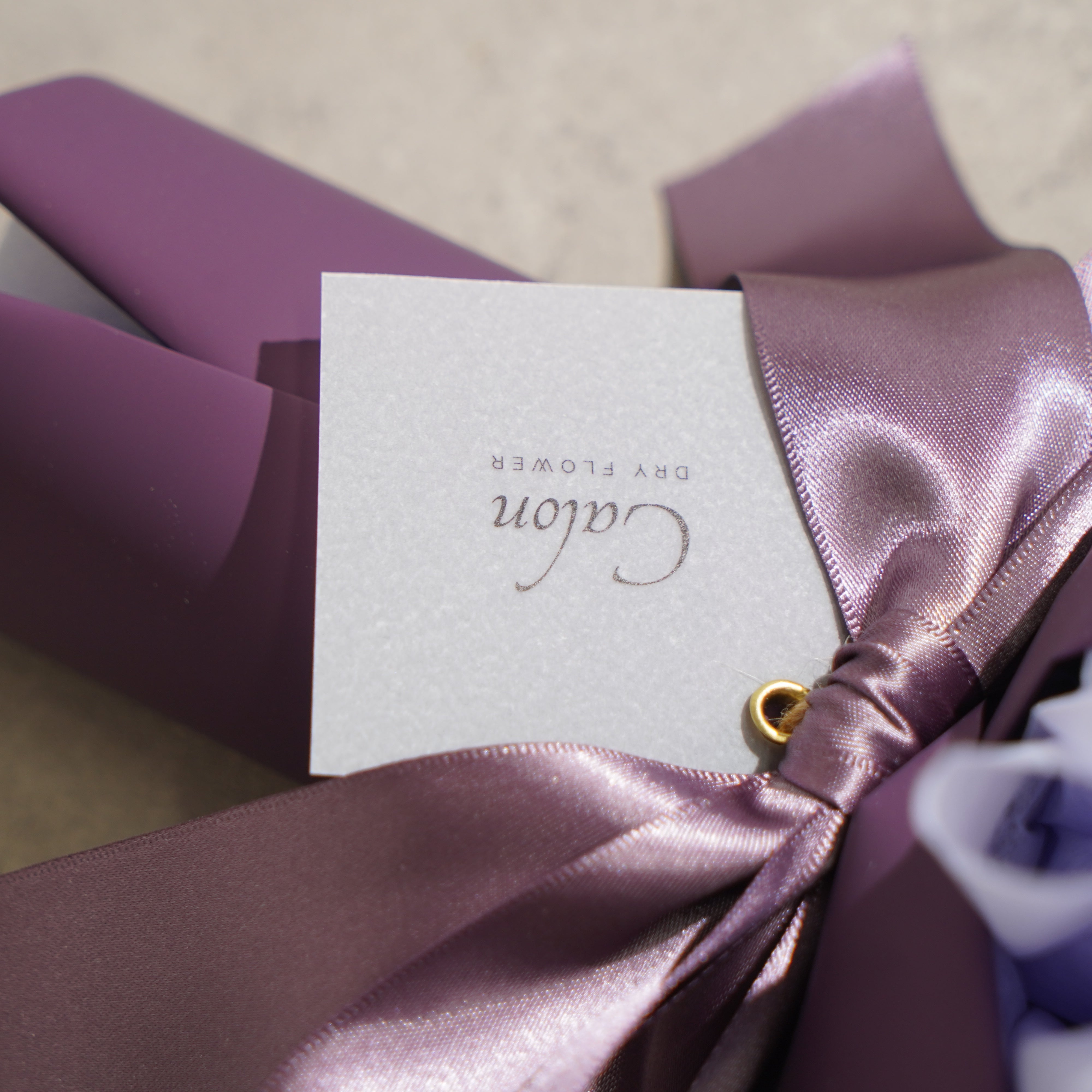 ドライフラワーの花束 Mサイズ パープル M-650≪限定１点≫