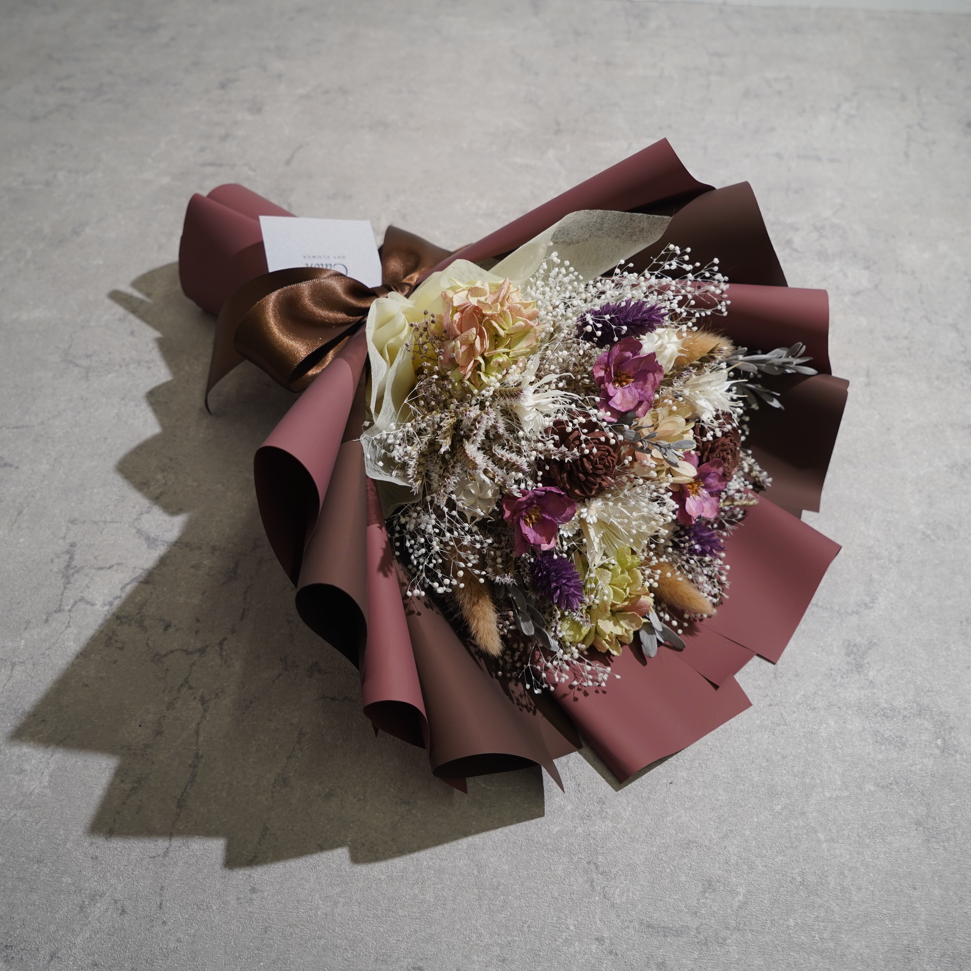 ドライフラワーの花束 Mサイズ ミックス M-675≪限定１点≫