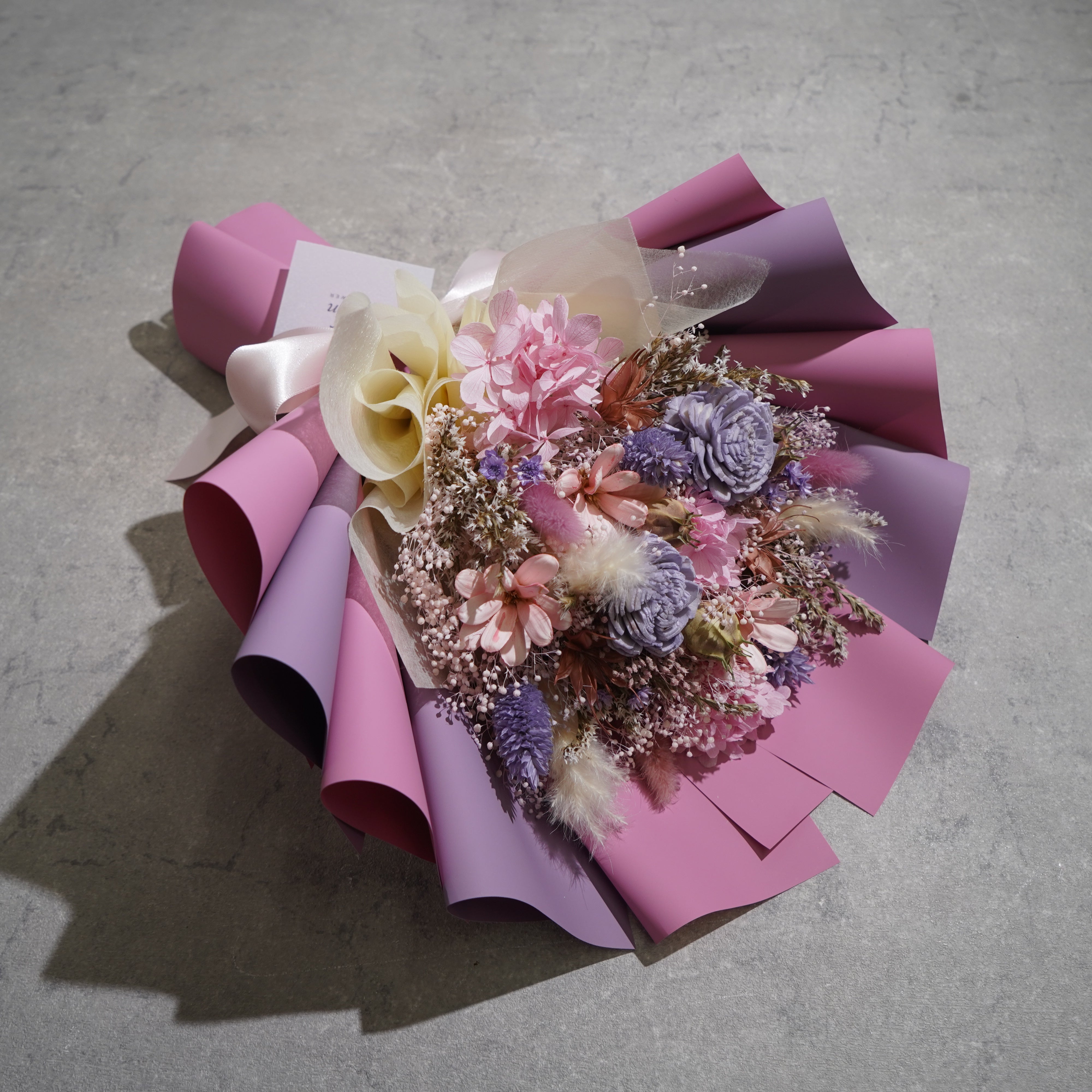 ドライフラワーの花束 Mサイズ ミックス M-689≪限定１点≫