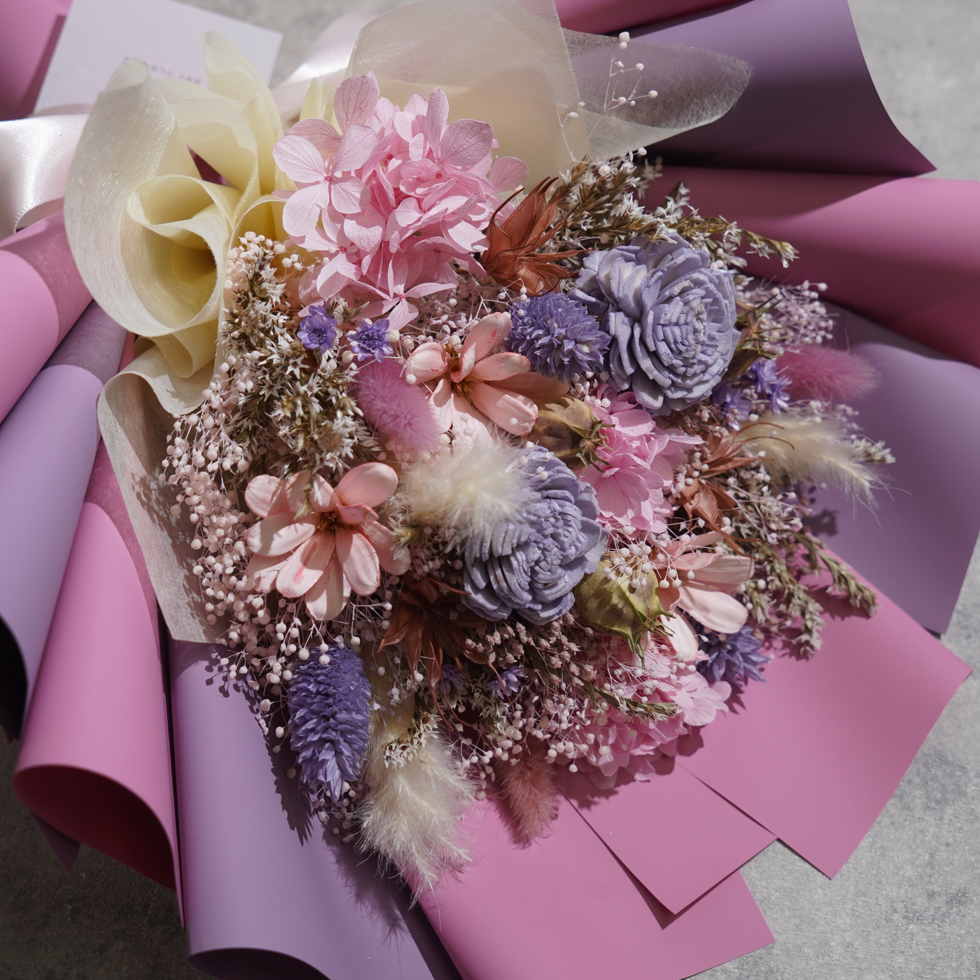 ドライフラワーの花束 Mサイズ ミックス M-689≪限定１点≫