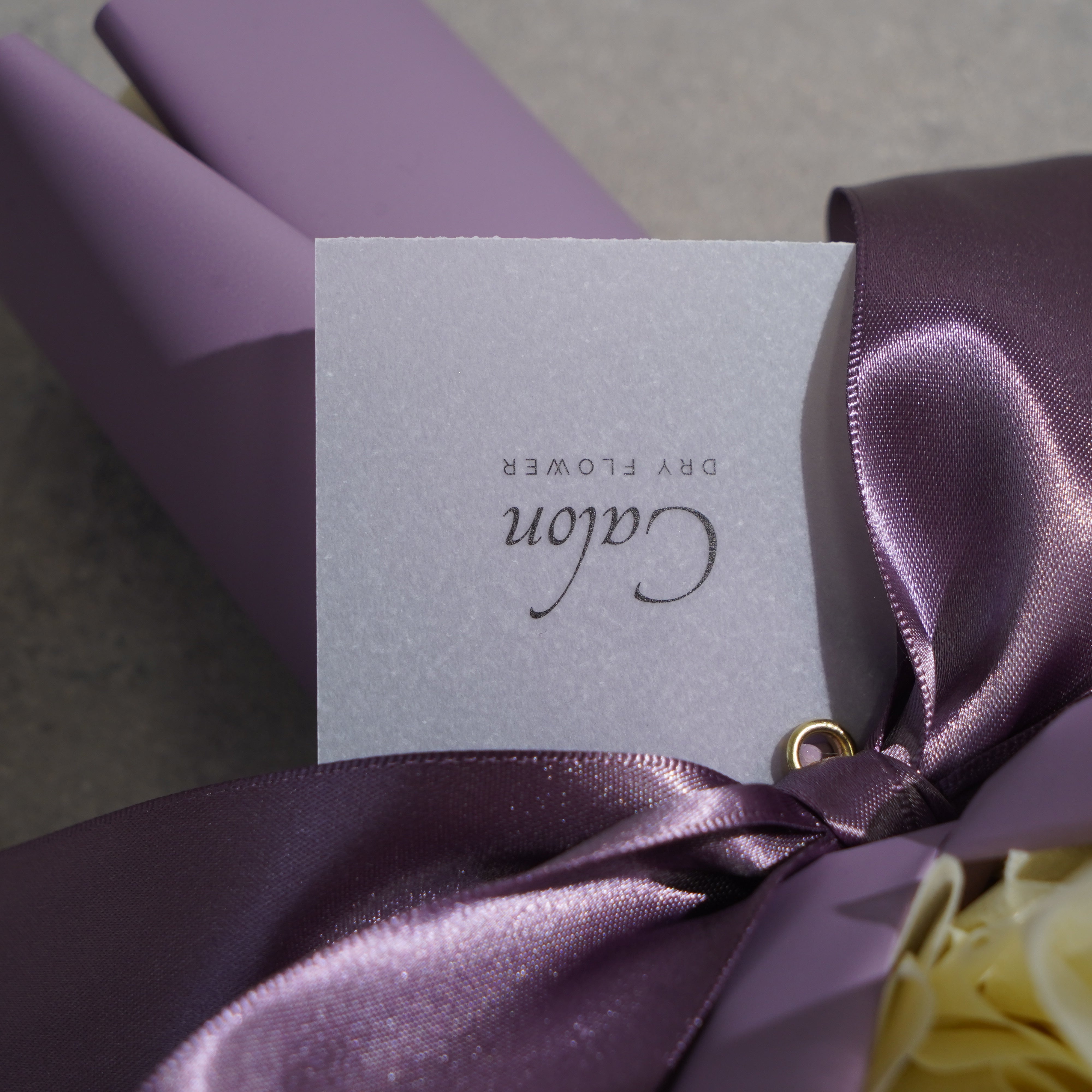 ドライフラワーの花束 Mサイズ ライトパープル M-739≪限定１点≫
