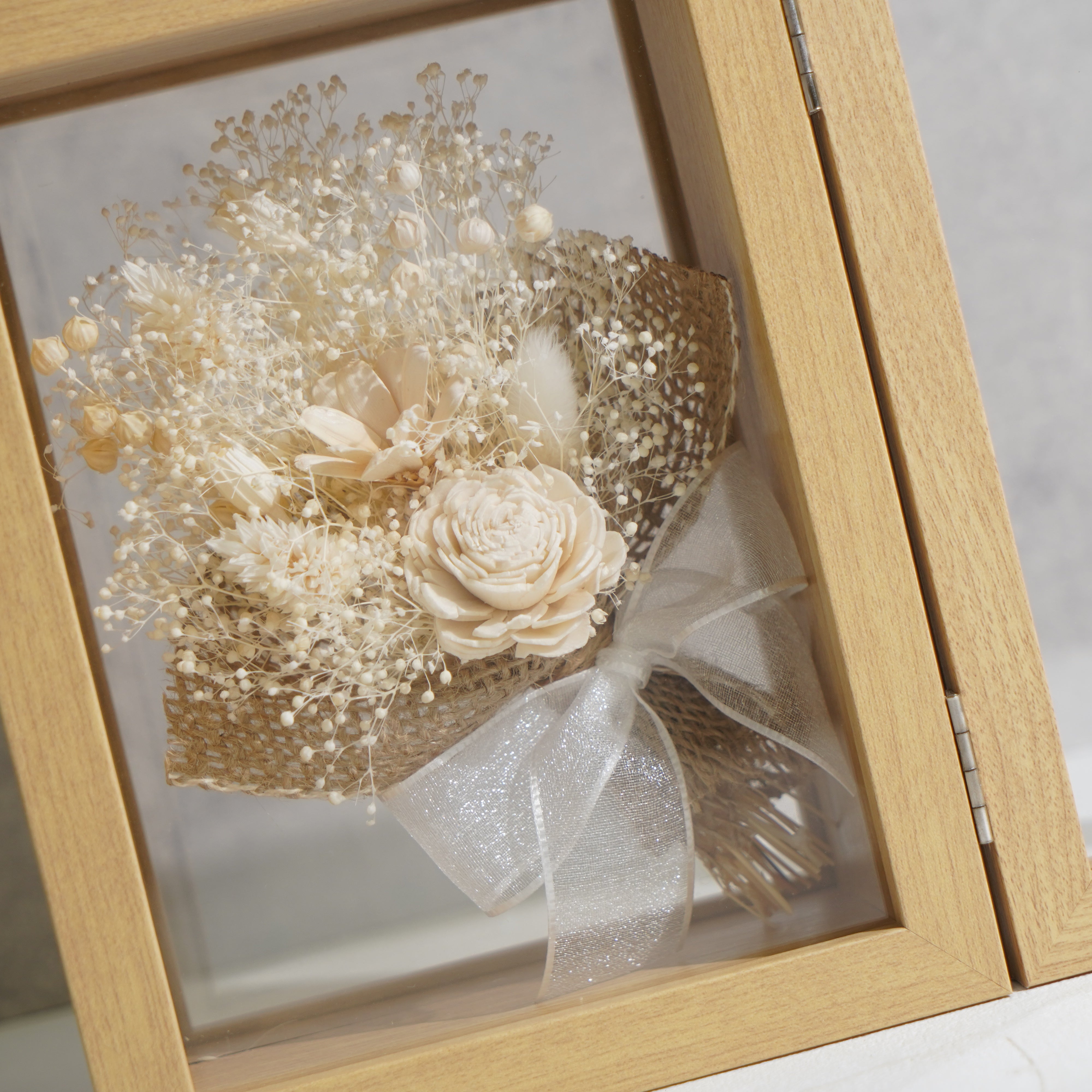 【ホワイト】フォトフレーム Mサイズ PHM-73≪限定１点≫