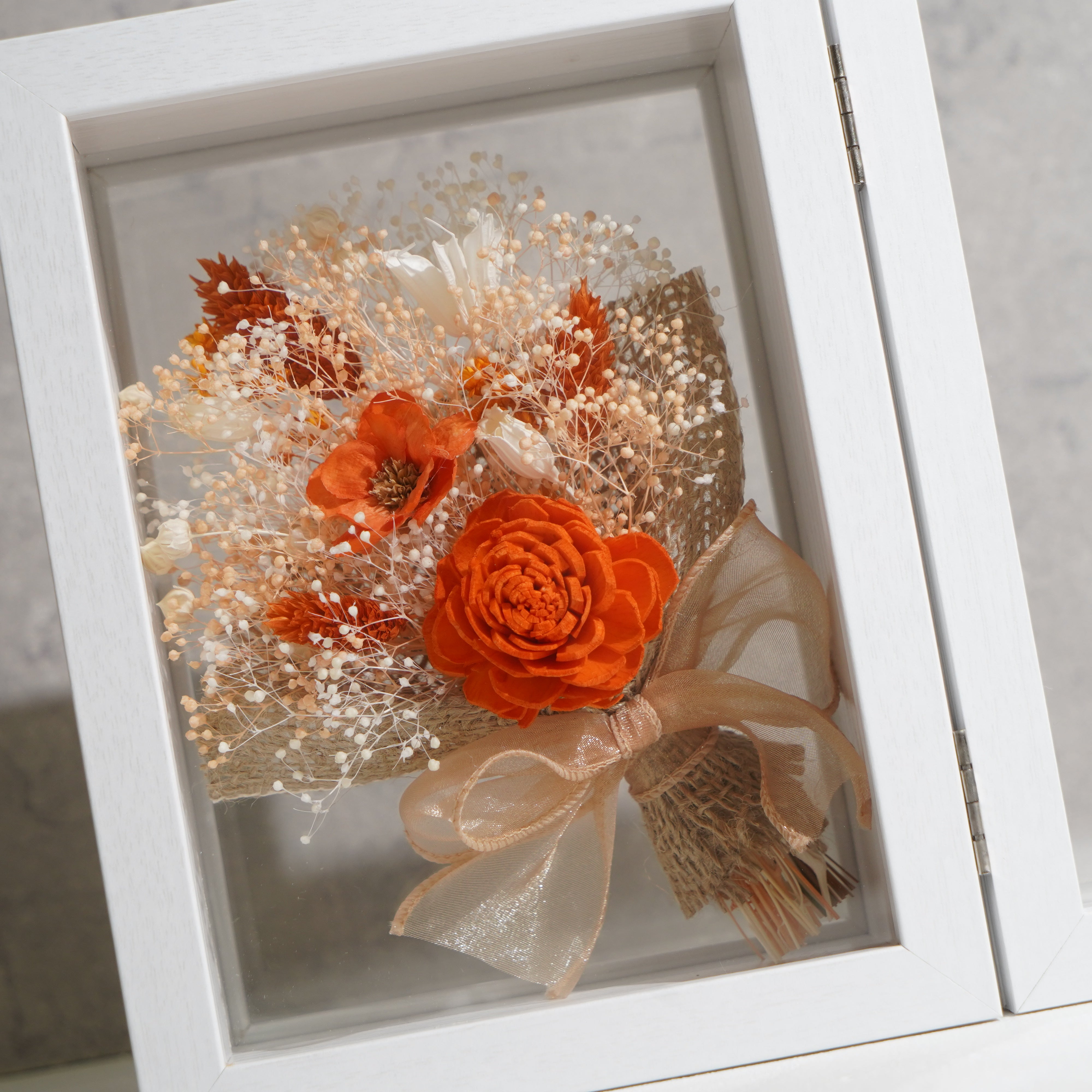 【オレンジ】フォトフレーム Mサイズ PHM-80≪限定１点≫