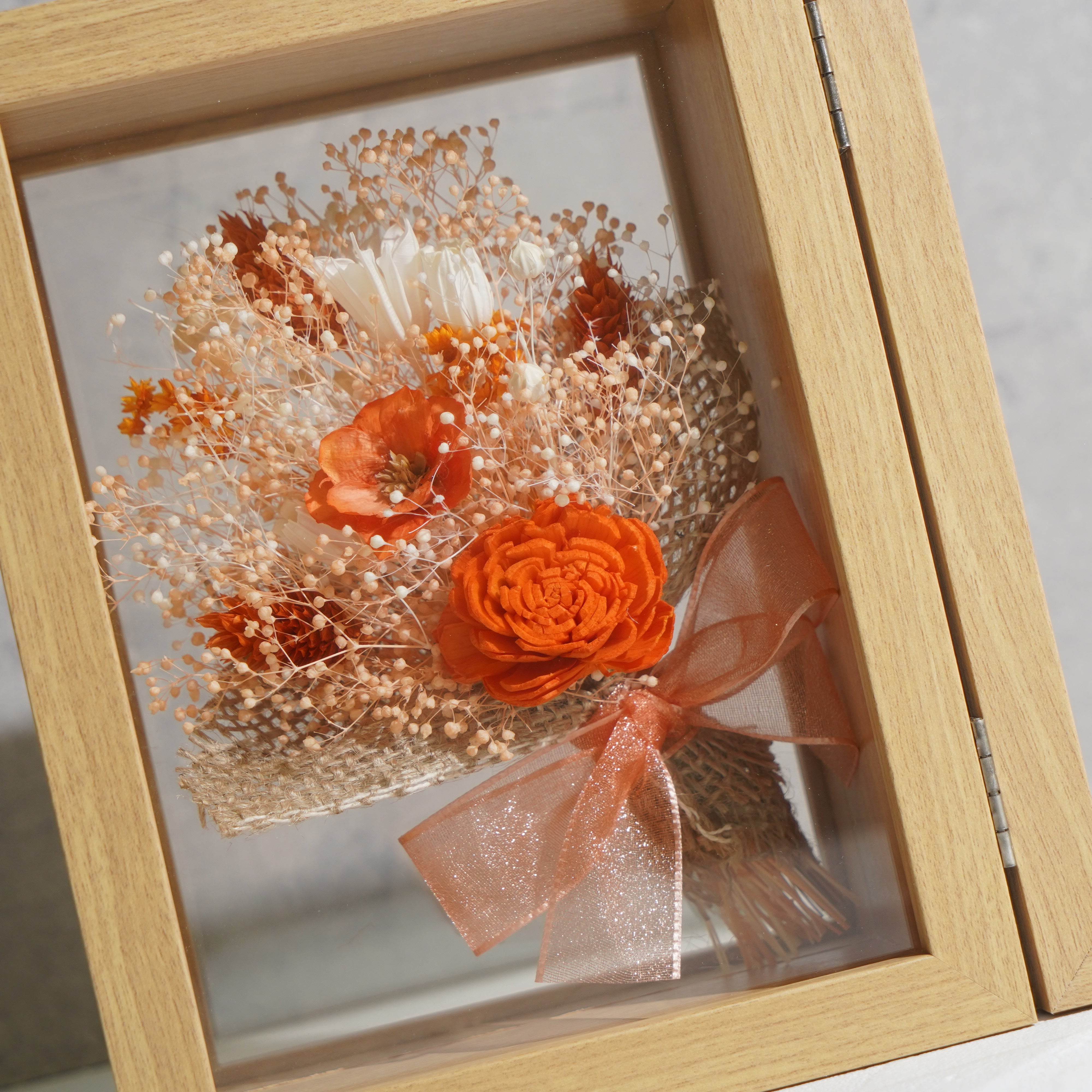 【オレンジ】フォトフレーム Mサイズ PHM-85≪限定１点≫