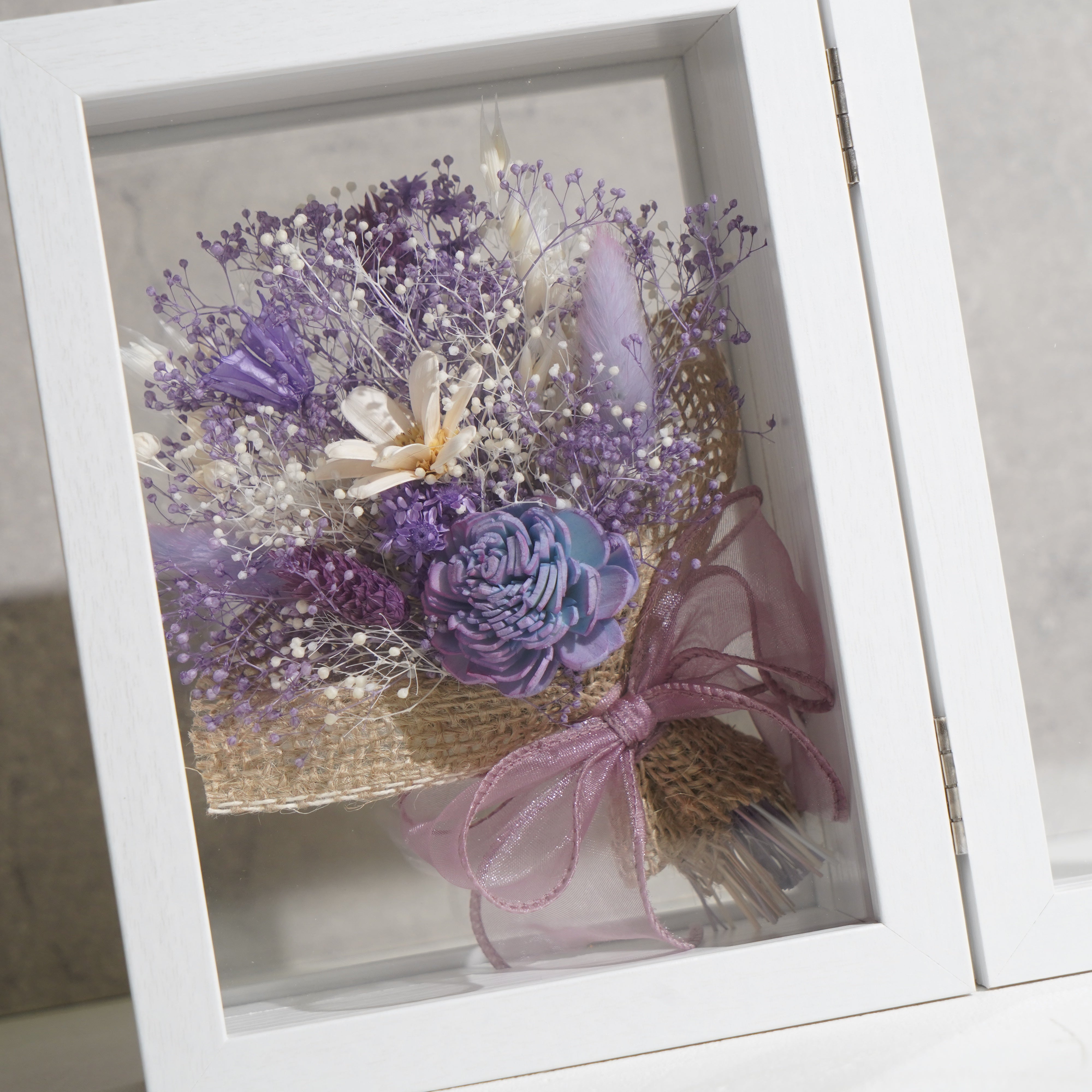 【パープル】フォトフレーム Mサイズ PHM-87≪限定１点≫