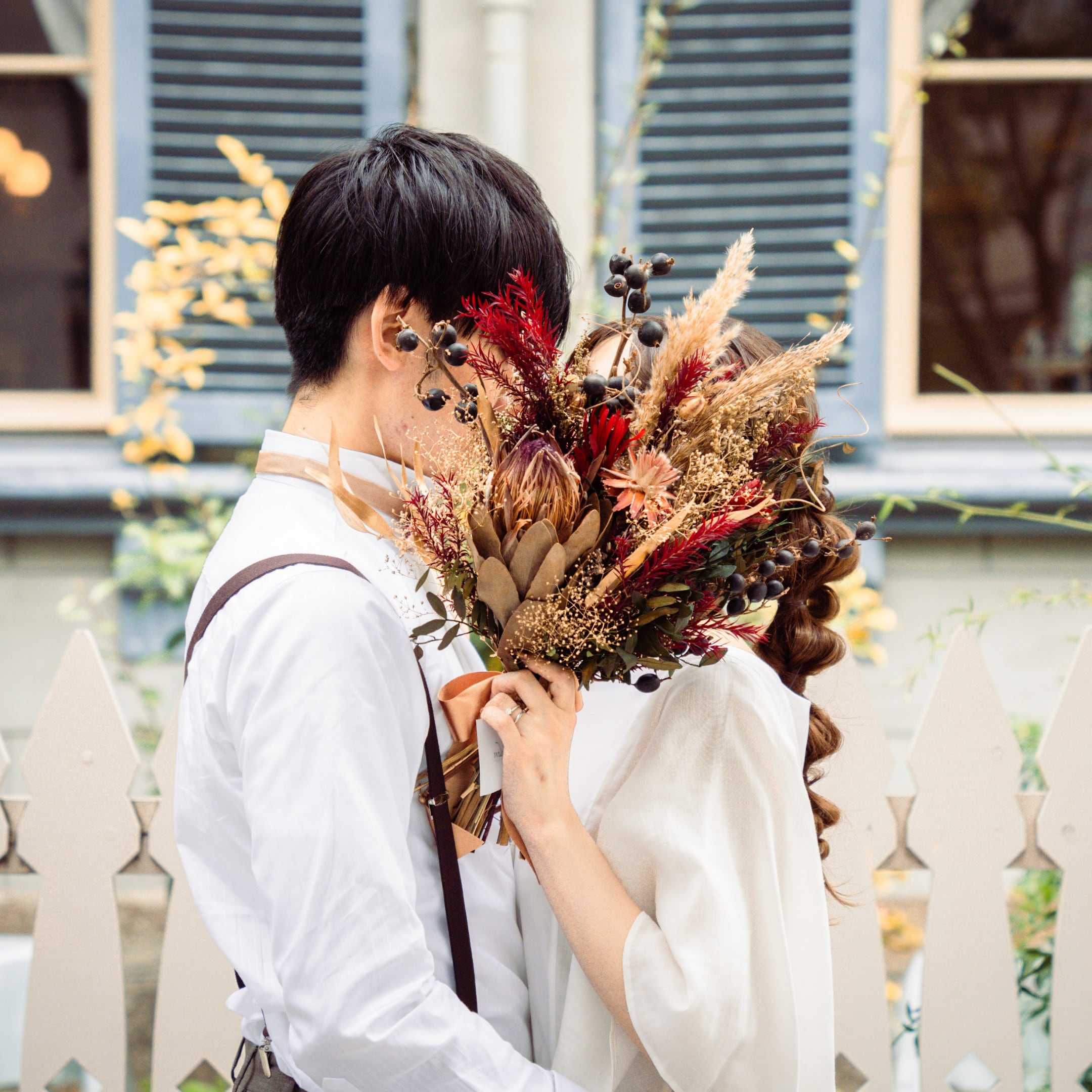 【オーダーメイド】ドライフラワーのウェディングブーケ スタンダードプラン