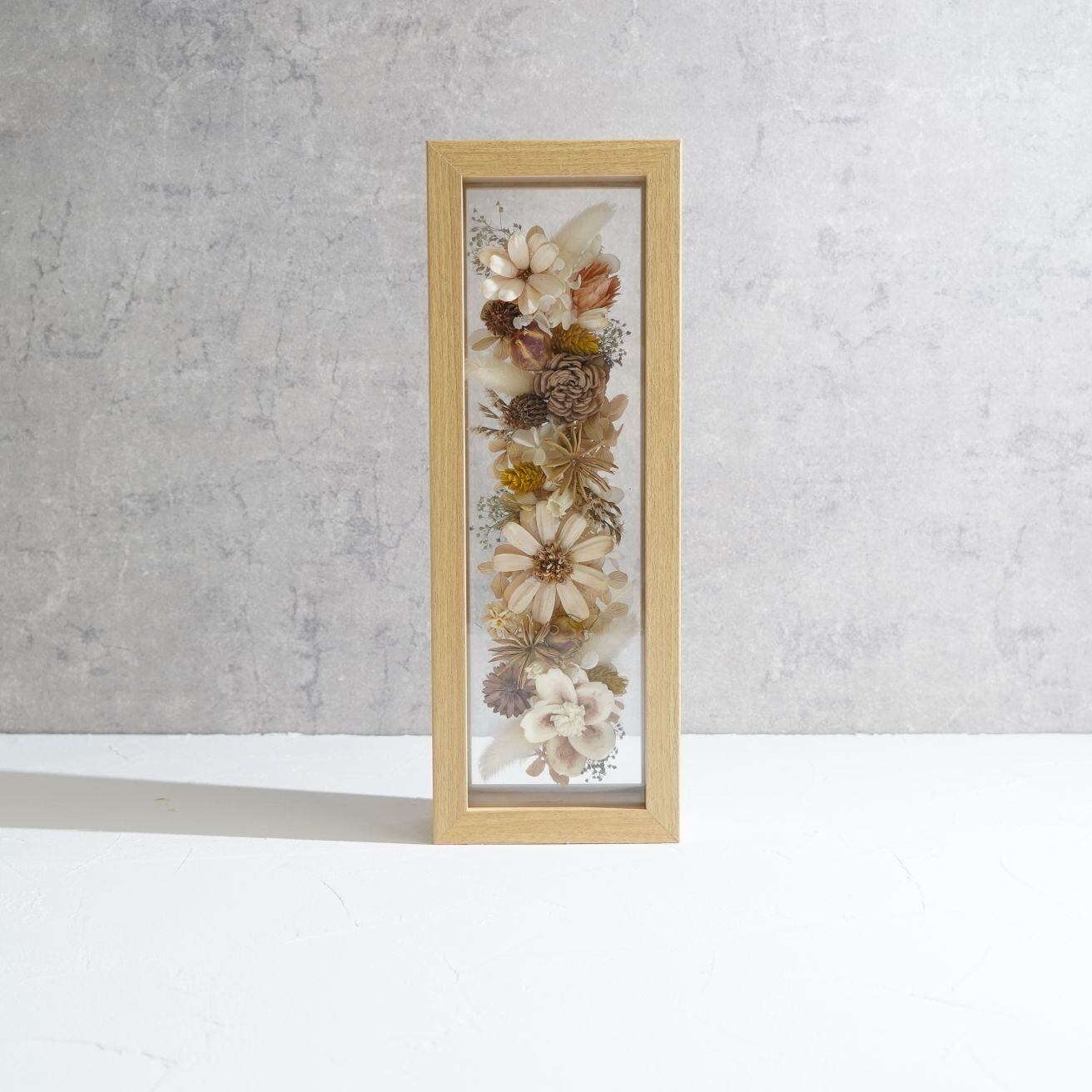 【ナチュラル】フレームフラワー 長方形 花畑タイプ FR-04≪限定１点≫