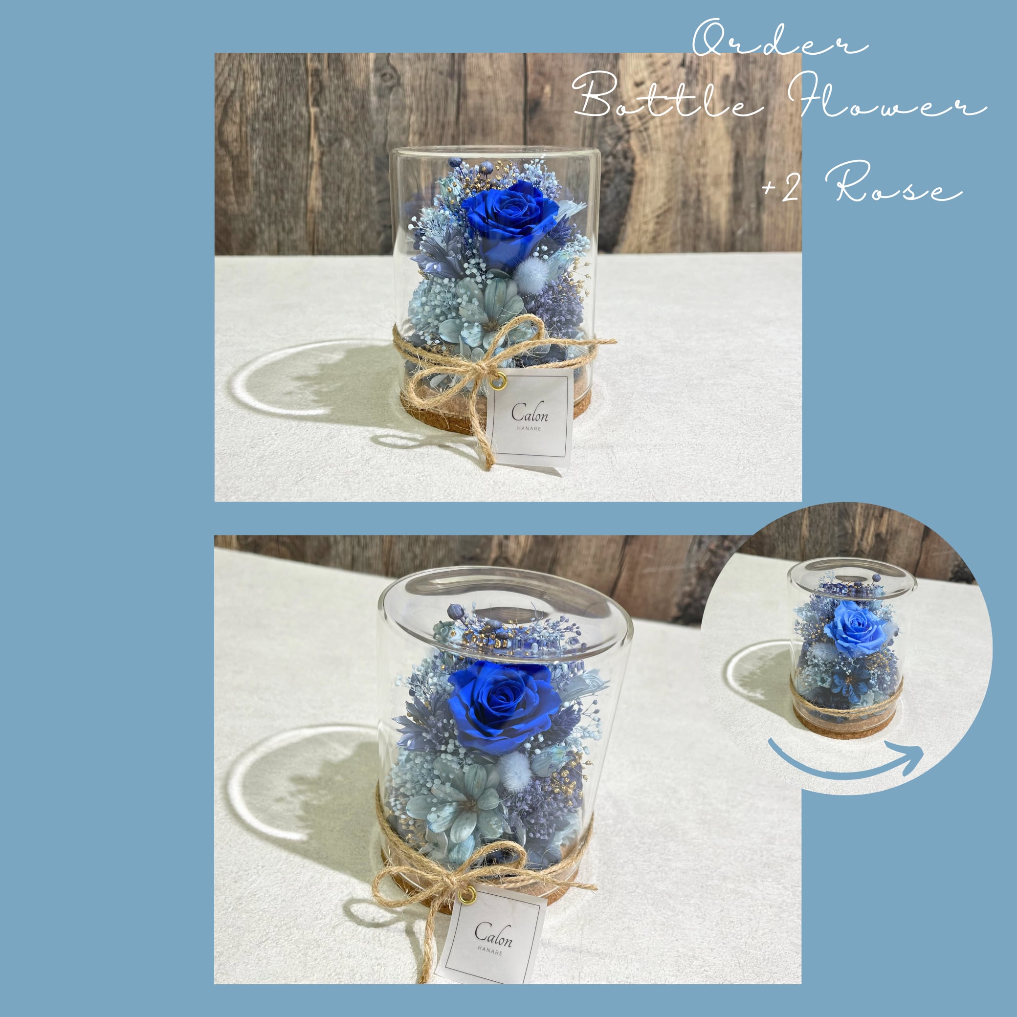 【オーダーメイド 】ボトルフラワー Mサイズ
