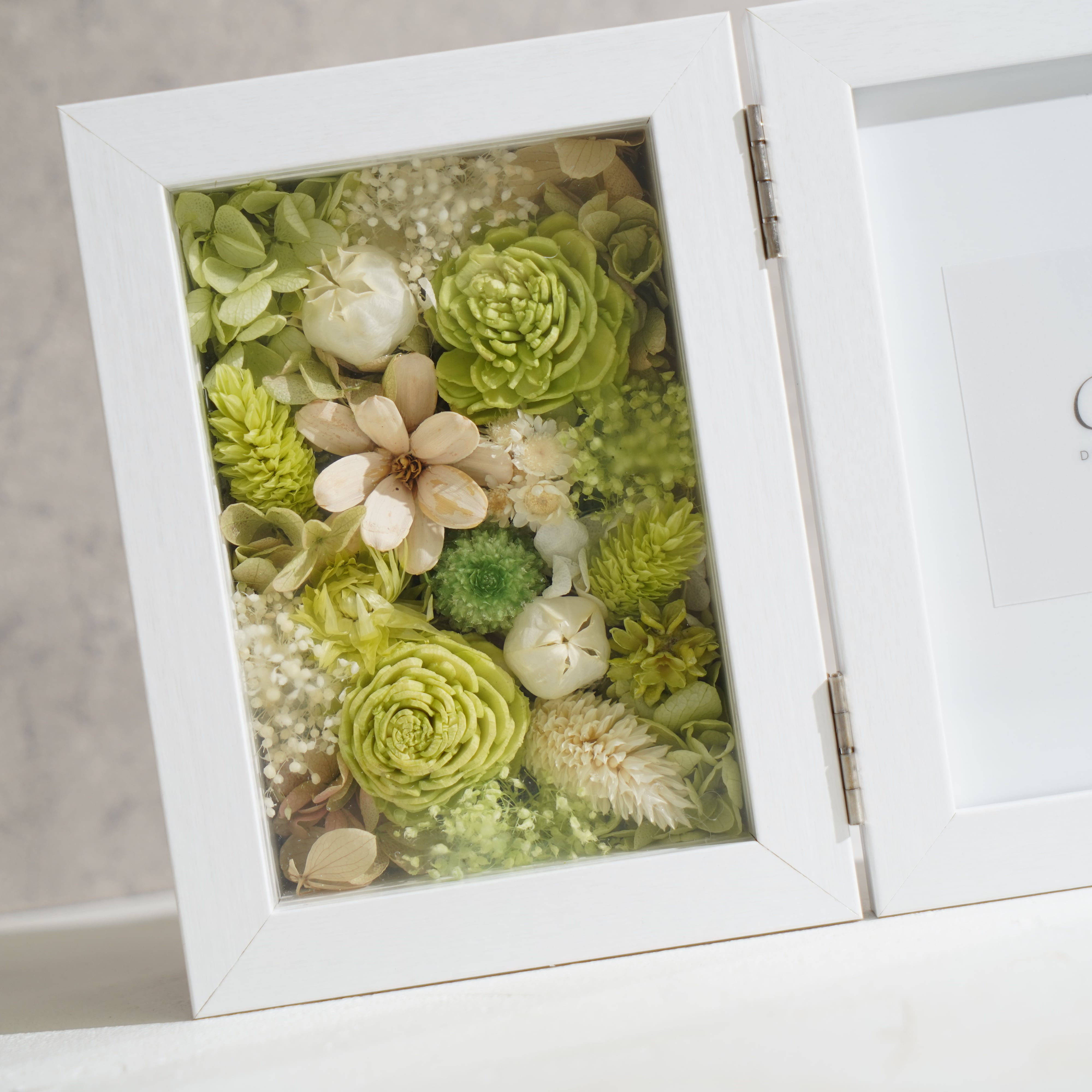 グリーン】フォトフレーム Sサイズ PH-232≪限定1点≫