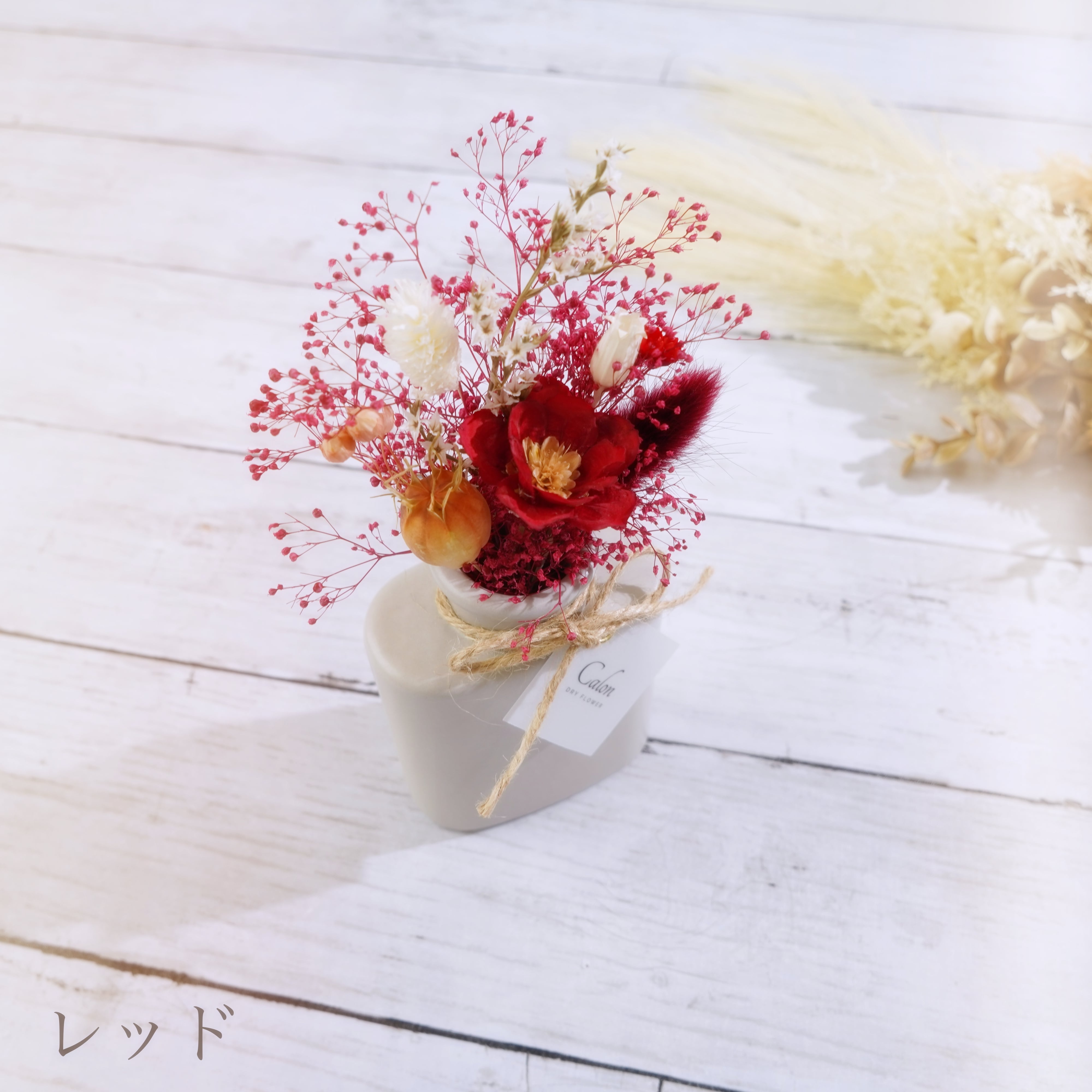 ミニ花束×フラワーベースのギフトセット【全7色】