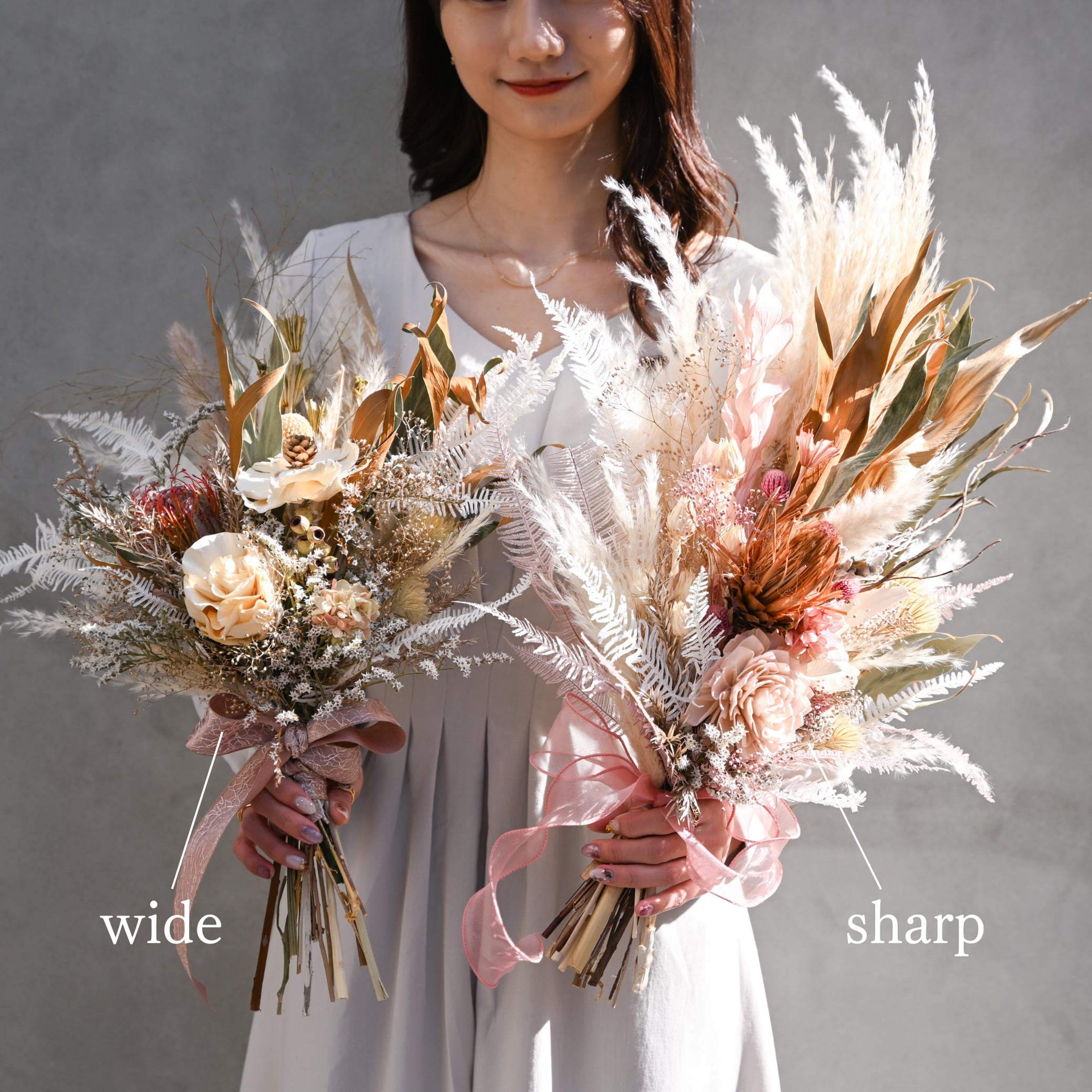 【オーダーメイド】ドライフラワーのウェディングブーケ プレミアムプラン