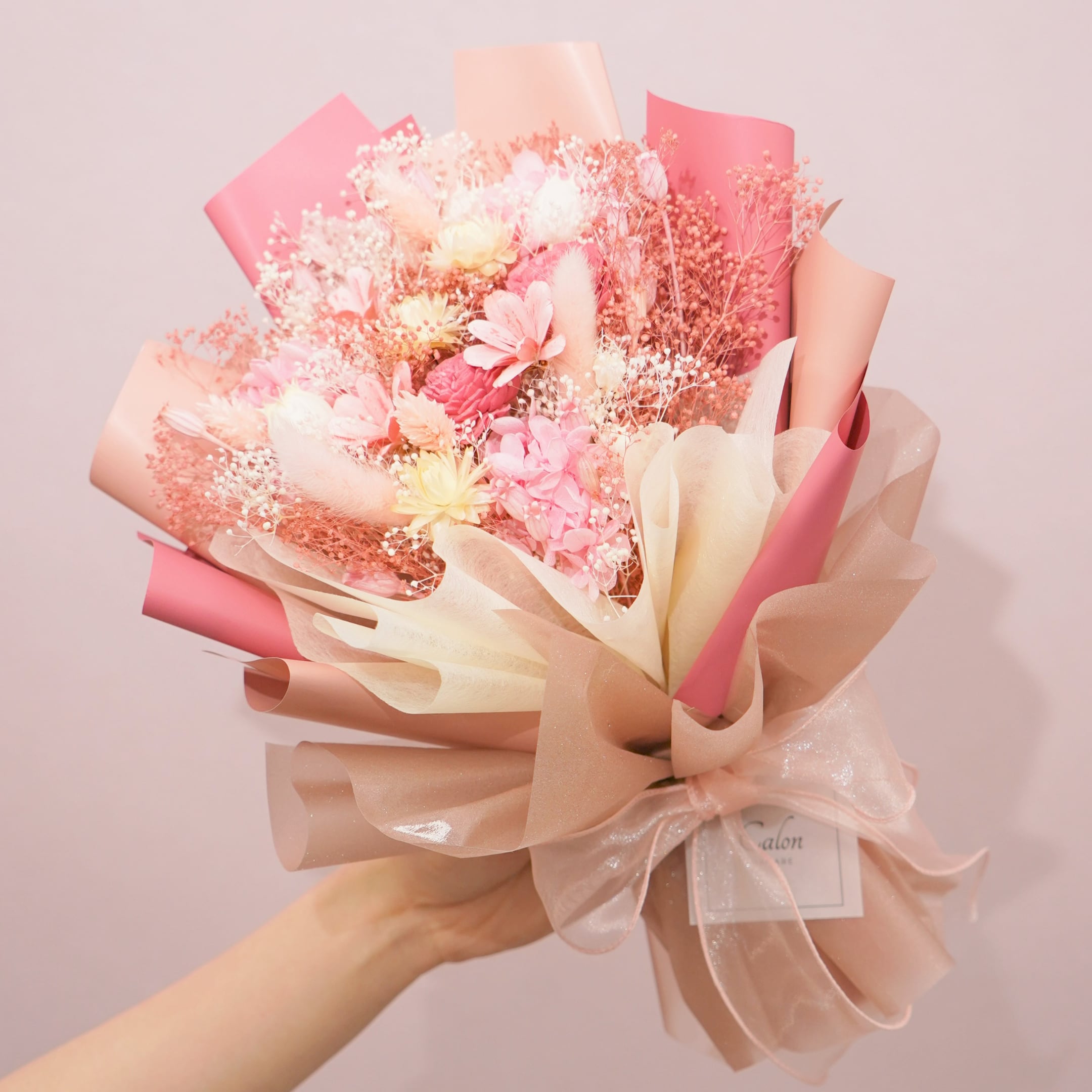 オーダーメイド】ドライフラワーの花束 Mサイズ