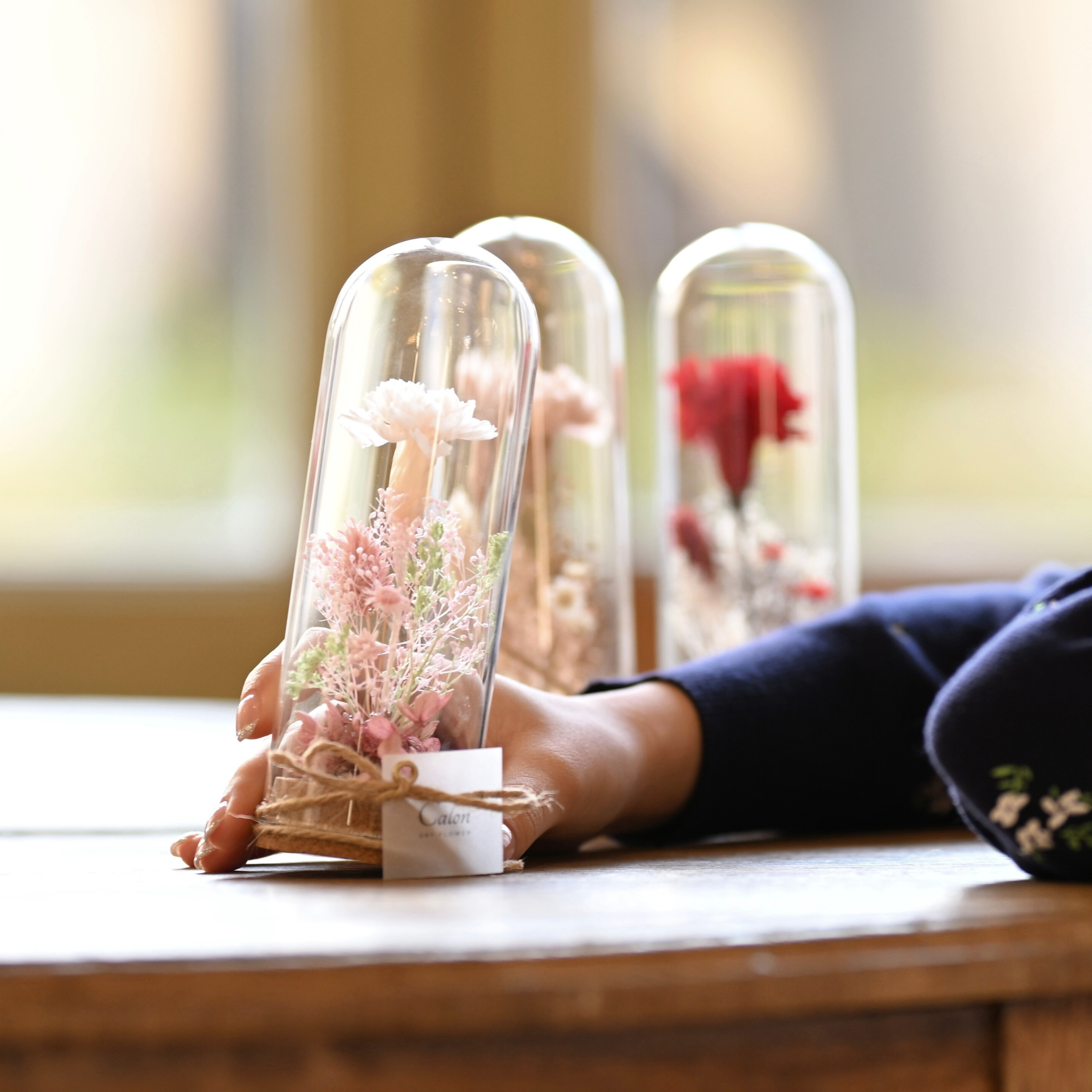 【母の日'26】プリザーブドカーネーションのボトルフラワー