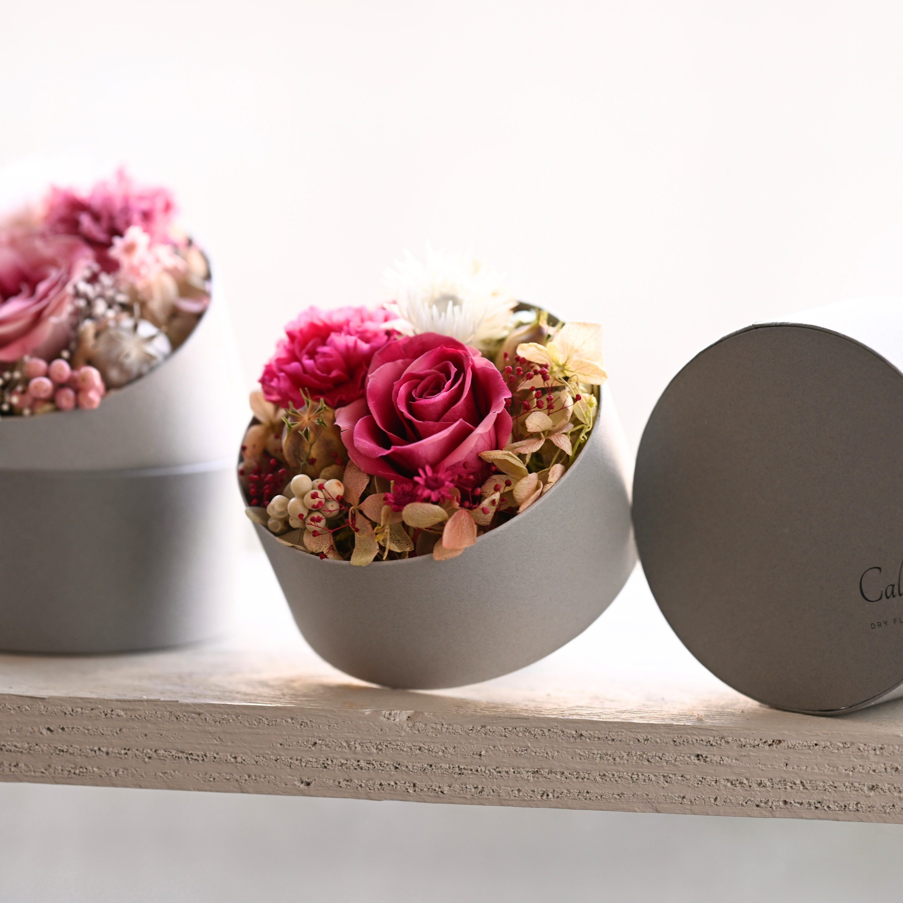 【母の日'26】プリザーブドカーネーションのフラワーボックス