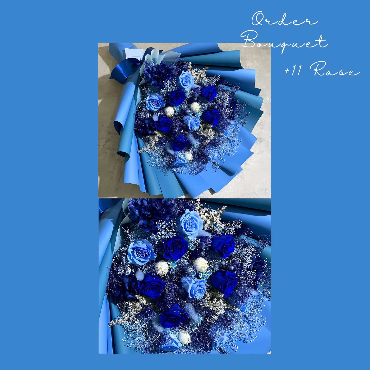 オーダーメイド】ドライフラワーの花束 Lサイズ