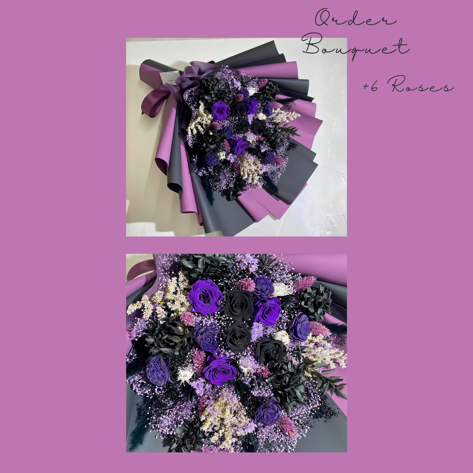 オーダーメイドドライフラワー花束 LLサイズ | 記念日やお祝いにぴったりな世界にひとつの花束を