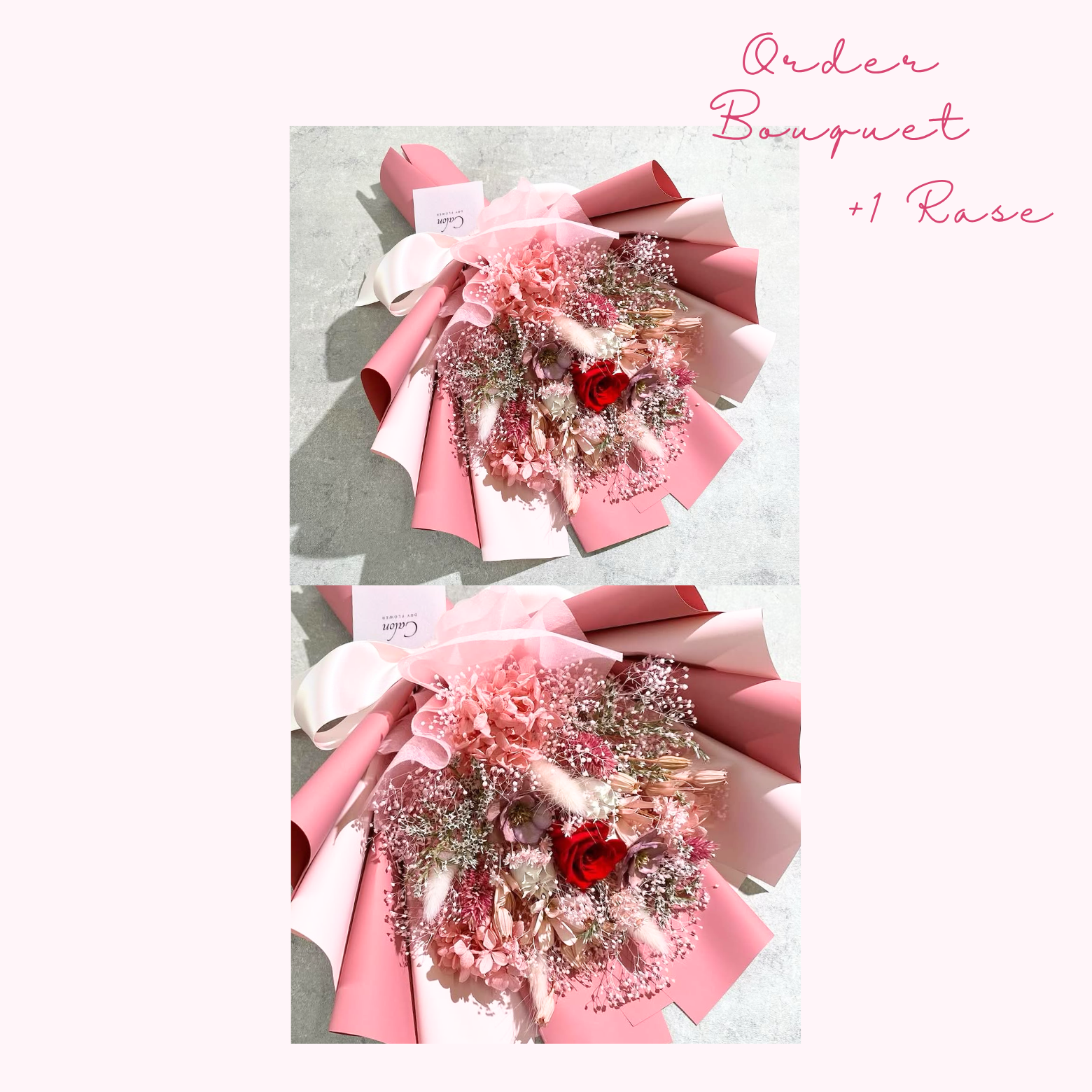 オーダーメイド ドライフラワー花束｜恋人や大切な人との記念日・お祝いにぴったりな世界にひとつの花束を